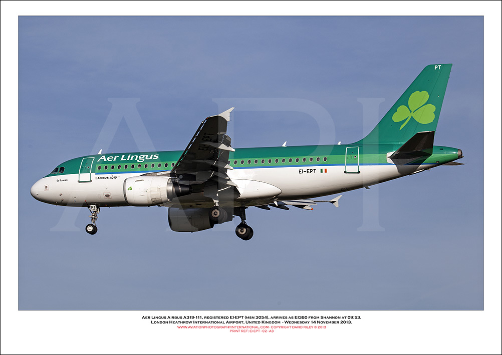 EI-EPT - Aer Lingus  Airbus A319-111, (Msn 3054) - 02