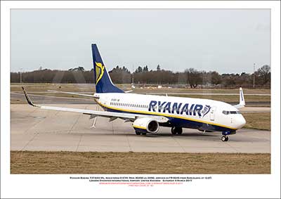 EI-EVK - Ryanair Boeing 737-8AS WL  (Msn 40298 Ln 3958) - 01