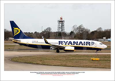 EI-EVM - Ryanair Boeing 737-8AS WL  (Msn 40296 Ln 3983) - 01
