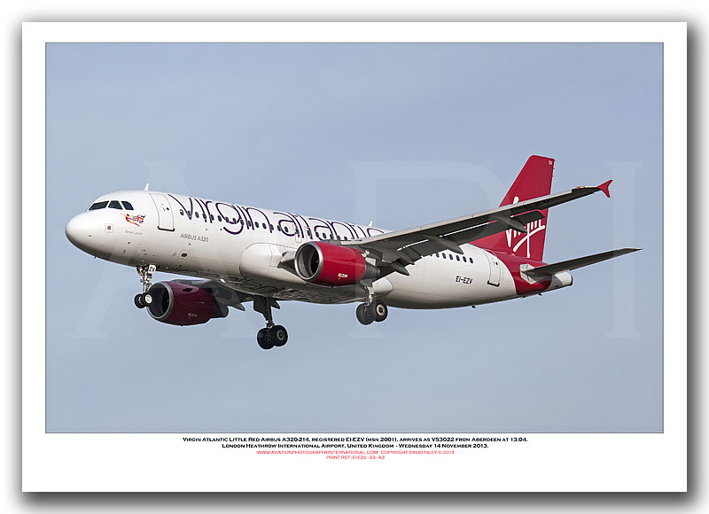 EI-EZV - Virgin Atlantic Little Red Airbus A320-214 (Msn 2001) - 03