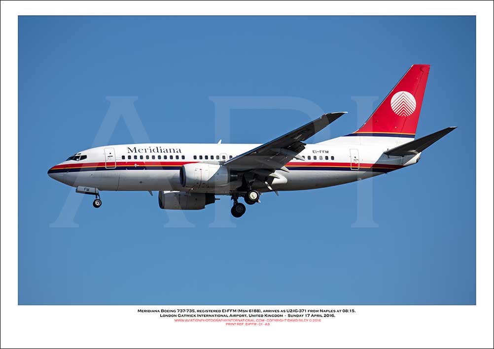EI-FFM - Meridiana Boeing 737-73S  (Msn 29082 Ln 229) - 01