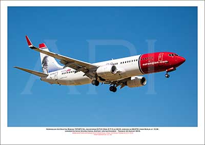 EI-FHH - Norwegian Air Shuttle Boeing 737-8FZ WL (Msn 31713 Ln 3215) - 01