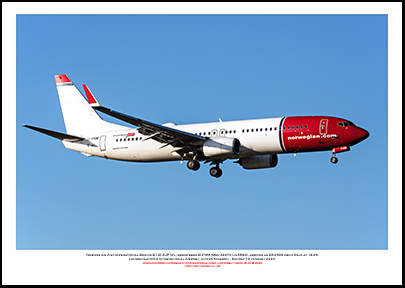 EI-FHM - Norwegian Air International Boeing 737-8JP WL (Msn 42070 Ln 5583) - 01
