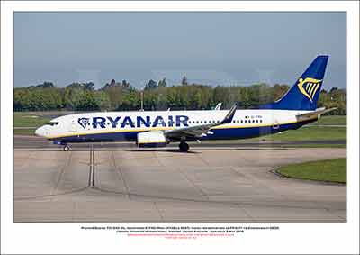EI-FRD - Ryanair Boeing 737-8AS WL  (Msn 44738 Ln 5847) - 01