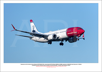 EI-FYA - Norwegian Air International Boeing 737-8MAX WL (Msn 42830 Ln 6360) - 01
