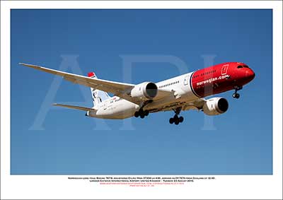 EI-LNJ - Norwegian  Long Haul Boeing 787-9 (Msn 37308 Ln 418) - 01