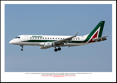 EI-RDH - Alitalia Cityliner Embraer ERJ-175 STD (Msn 170-00339) - 01