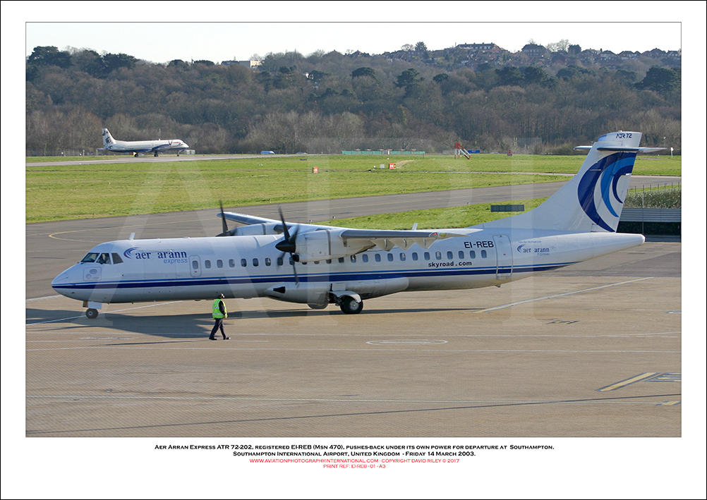 EI-REB -  Aer Arran Express ATR 72-202 (Msn 470) - 01