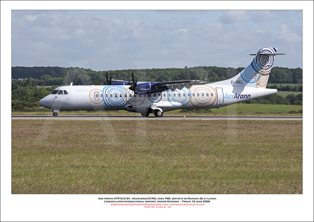 EI-REL - Aer Arann ATR72-212A, (Msn 748) - 01