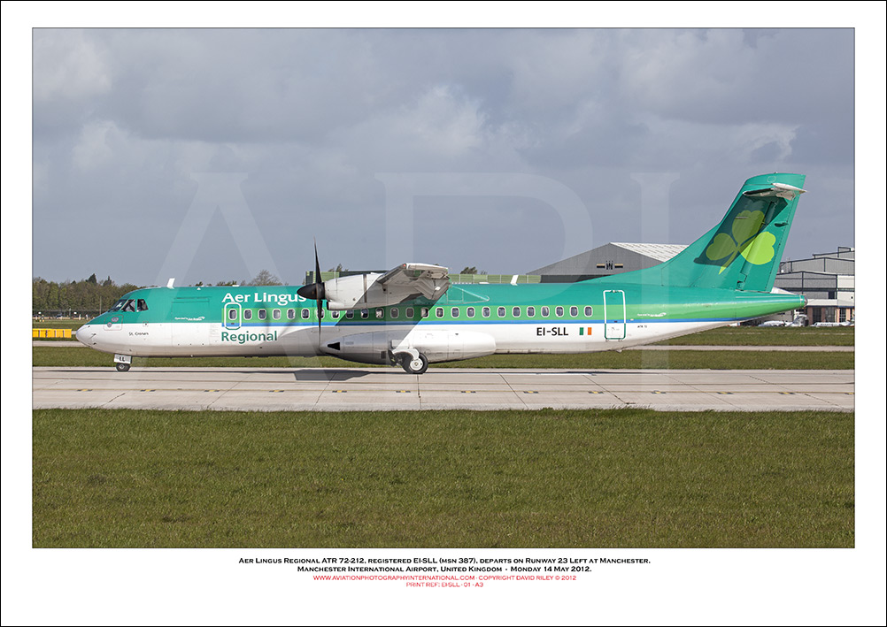 EI-SLL - Aer Lingus Regional  ATR72-212, (Msn 387) - 01