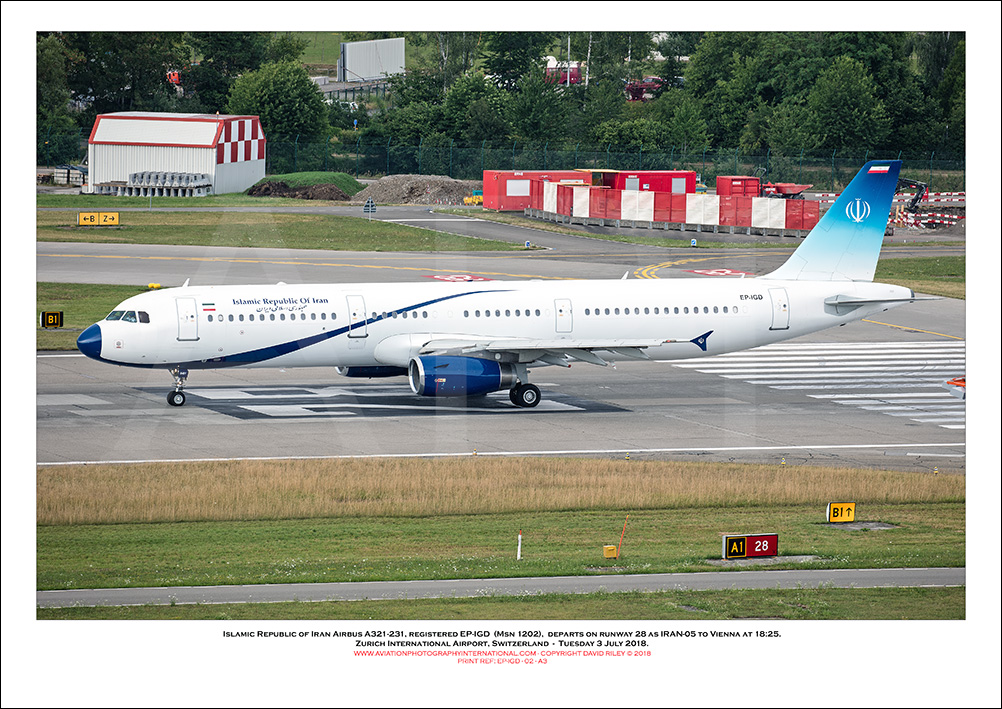 EP-IGD - Islamic Republic of Iran Airbus A321-231 (Msn 1202) - 02
