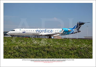 ES-ACE - Nordica (Operated by LOT Polish Airlines) Bombardier CRJ-701 ER  (Msn 10083) - 01