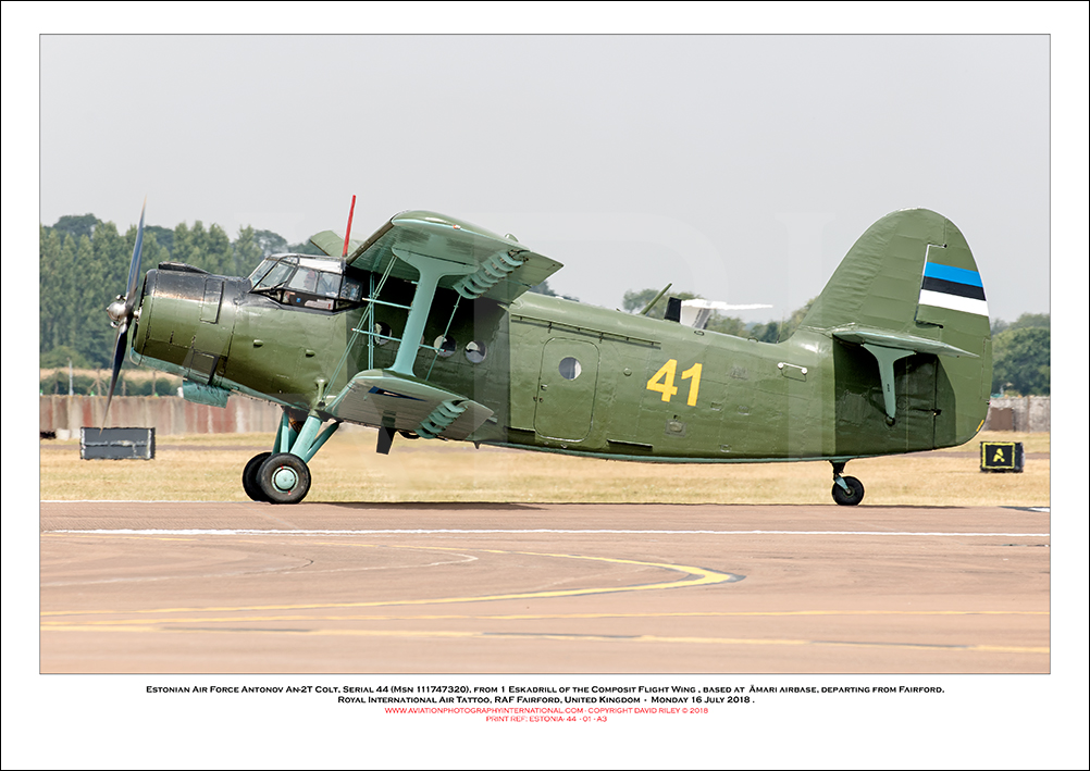 ESTONIA-41  - Estonian Air Force Antonov An-2T Colt  (Msn 111747320) - 01