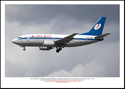 EW-290PA - Belavia Boeing 737-5Q8 (Msn 27629 Ln 2834) - 01