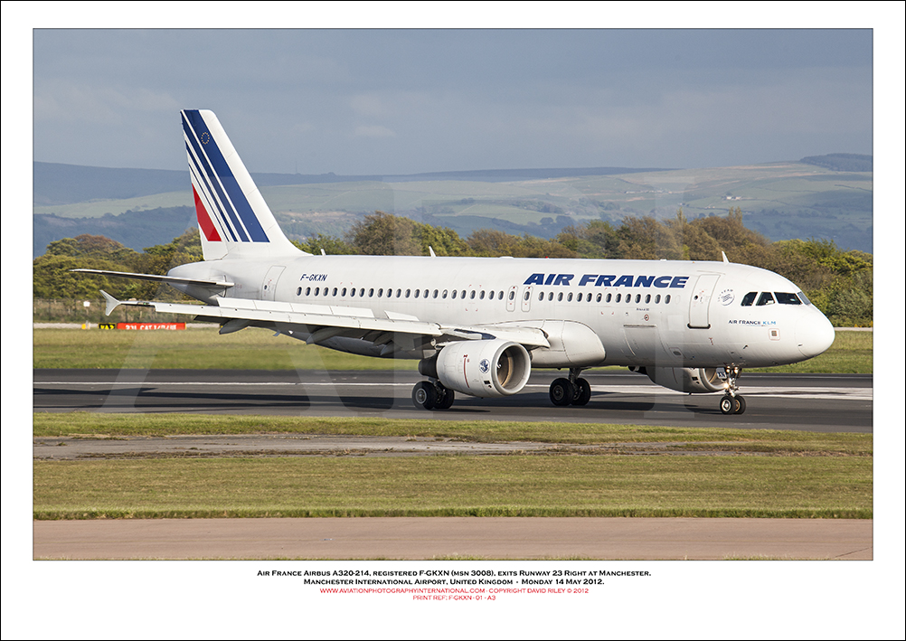 F-GKXN - Air France Airbus A320-214 (Msn 3008)  - 01