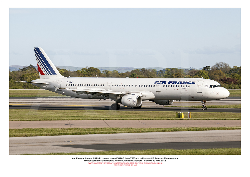 F-GTAD - Air France Airbus A321-211 (Msn 777)  - 01