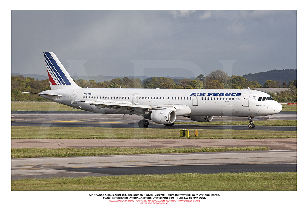 F-GTAE - Air France Airbus A321-211 (Msn 796)  - 01