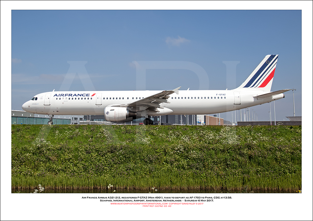 F-GTAZ - Air France Airbus A321-212 (Msn 4901)  - 03
