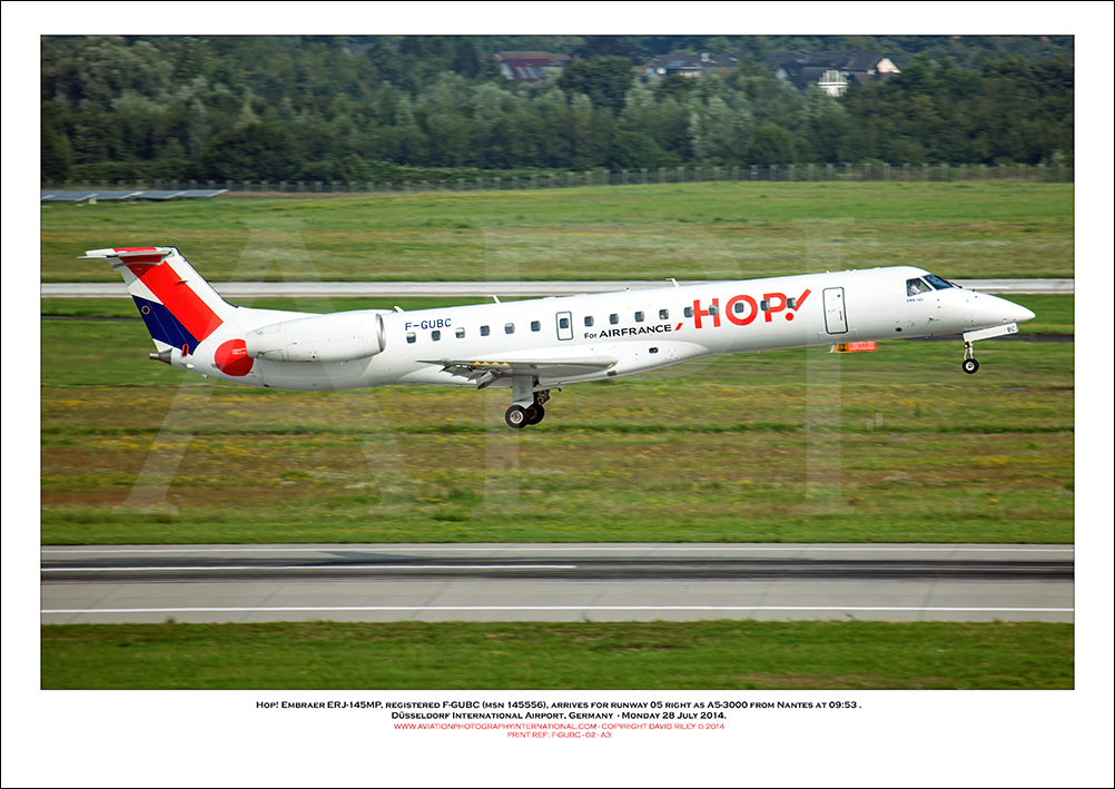 F-GUBC - Regional Airlines Embraer  ERJ-145 MP  (Msn 145556) - 01