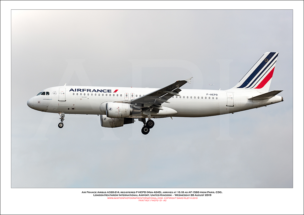 F-HEPD- Air France Airbus A320-214 (Msn 4245)  - 01