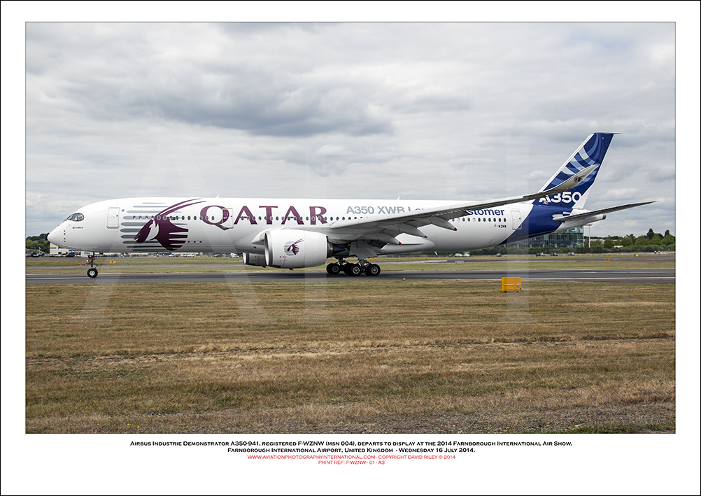 F-WZNW - Airbus Industrie A350-941 Demonstrator (Msn 04) - 01