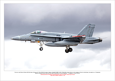 FINNISH-HN-406 - Finnish Air Force McDonnell Douglas F-18C-47-MC Hornet  (Msn 1307/FNC006) - 01