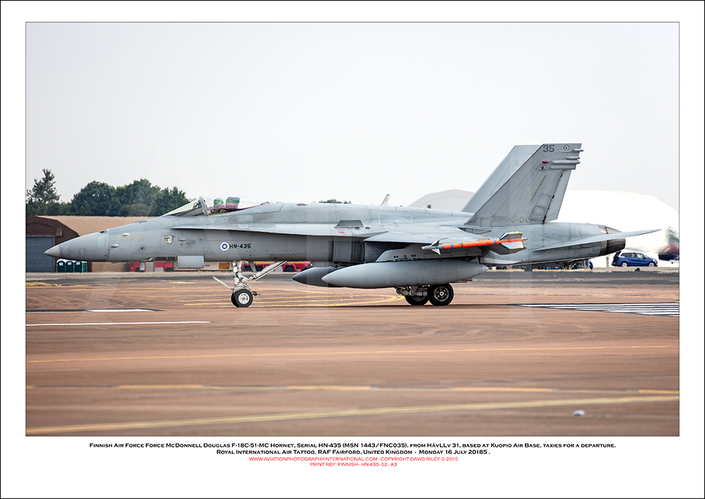 FINNISH-HN-435 - Finnish Air Force McDonnell Douglas F-18C-51-MC Hornet  (MSN 1443/FNC035) - 02