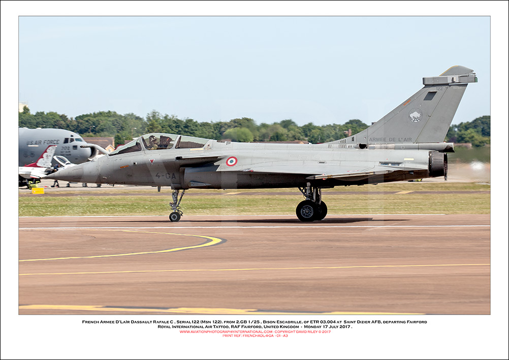 FRENCHADL-4-GA - French Armee D�LaIr Dassault Rafale C  (Msn 122) - 01