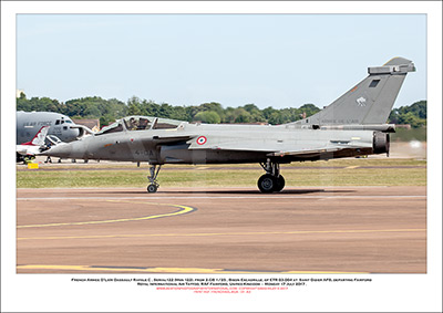 FRENCHADL-4-GA - French Armee D�LaIr Dassault Rafale C  (Msn 122) - 01