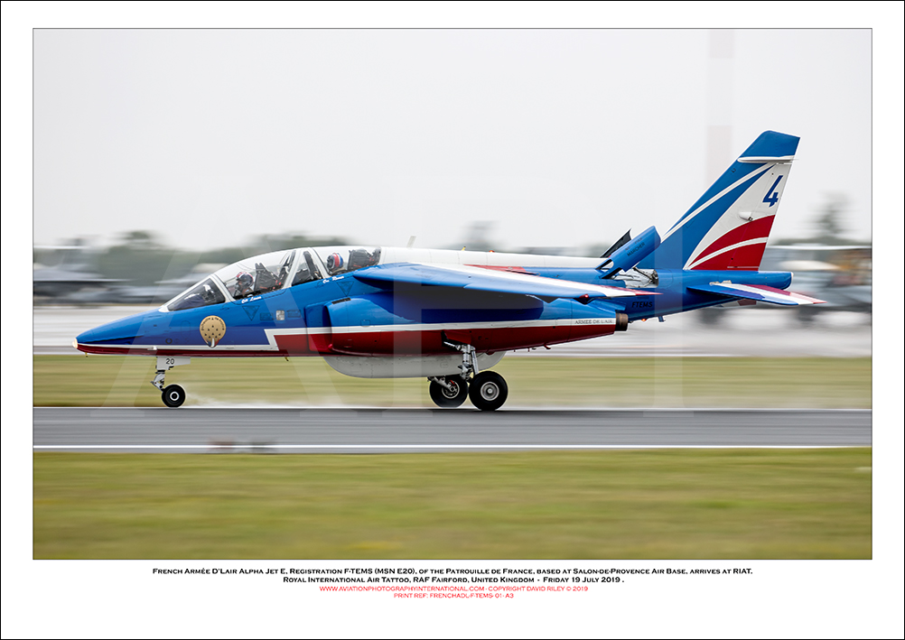 FRENCHADL-F-TEMS - French Arm�e D�Lair Patrouille de France Alpha Jet E (Msn E20) - 01