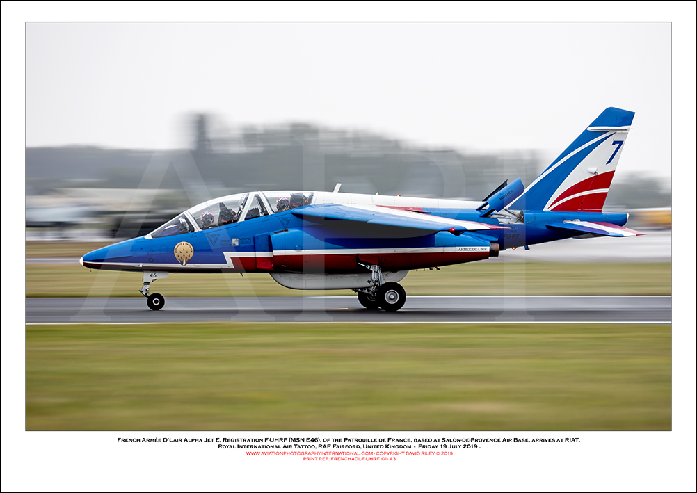 FRENCHADL-F-UHRF - French Arm�e D�Lair Patrouille de France Alpha Jet E (Msn E46) - 01