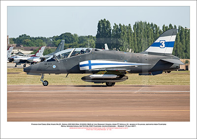 FINNISH-HW-334 -  Finnish Air Force BAe Hawk Mk.51  (Msn 312233/264) - 01