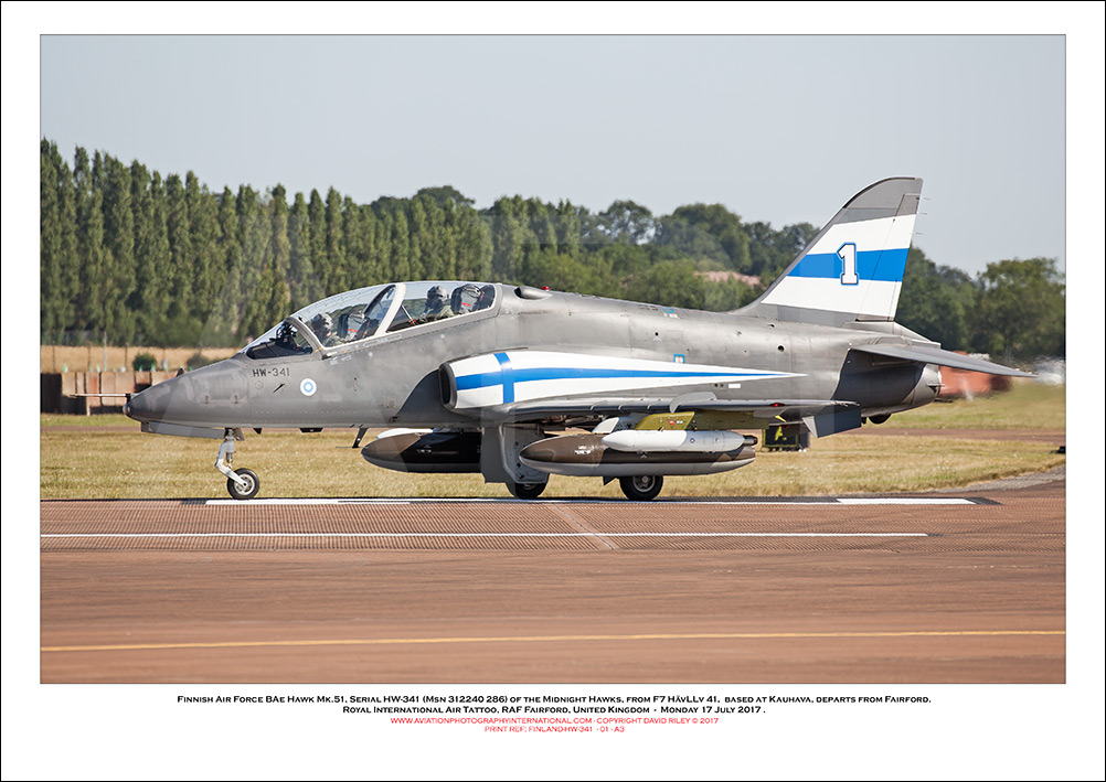 FINNISH-HW-341 -  Finnish Air Force BAe Hawk Mk.51  (Msn 312240 286) - 01
