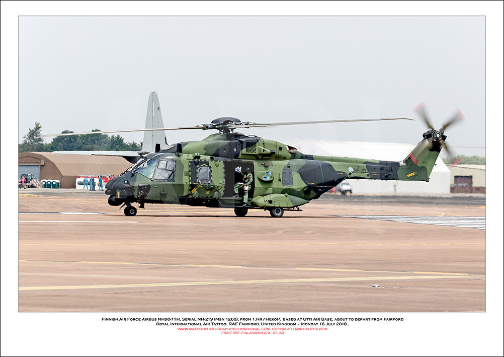 FINNISH-NH-219 - Finnish Air Force Airbus NH90-TTH  (Msn 1260) - 01