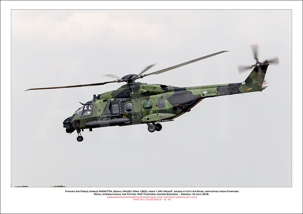 FINNISH-NH-221 - Finnish Air Force Airbus NH90-TTH  (Msn 1262) - 01