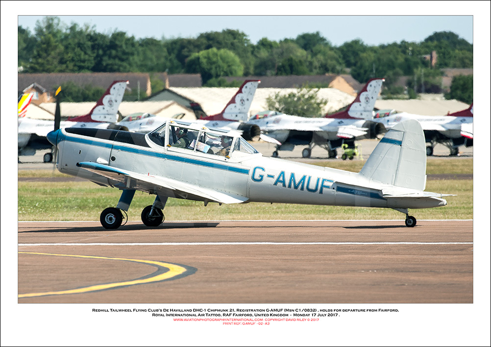 G-AMUF - De Havilland DHC-1 Chipmunk 21 (Msn C1/0832) - 02