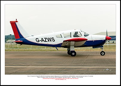 G-AZWS - Kevin Turner�s Piper PA-28R-180 Cherokee Arrow (Msn 28R-30749)- 01