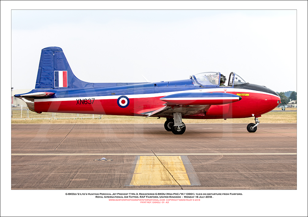 G-BKOU - G-BKOU/2 Ltd�s Hunting Percival Jet Provost T Mk.3  (Msn PAC/W/13901) - 01