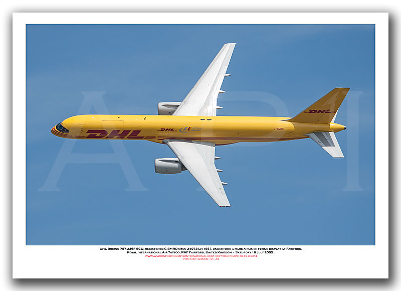 G-BMRD - DHL Boeing 757-236F SCD  (Msn 24073 Ln 166) - 01