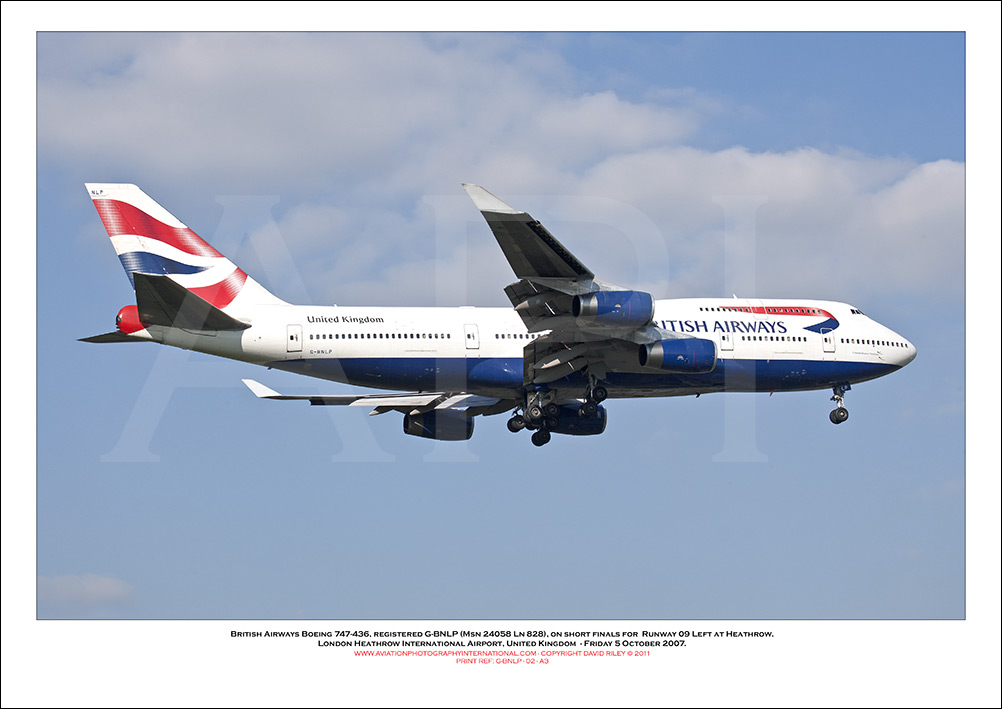 G-BNLP - British Airways Boeing 747-436 (Msn 24058 ln 828) - 02
