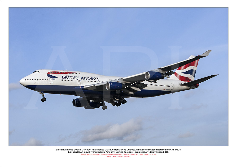 G-BNLX - British Airways Boeing 747-436 (Msn 25435 ln 908) - 02