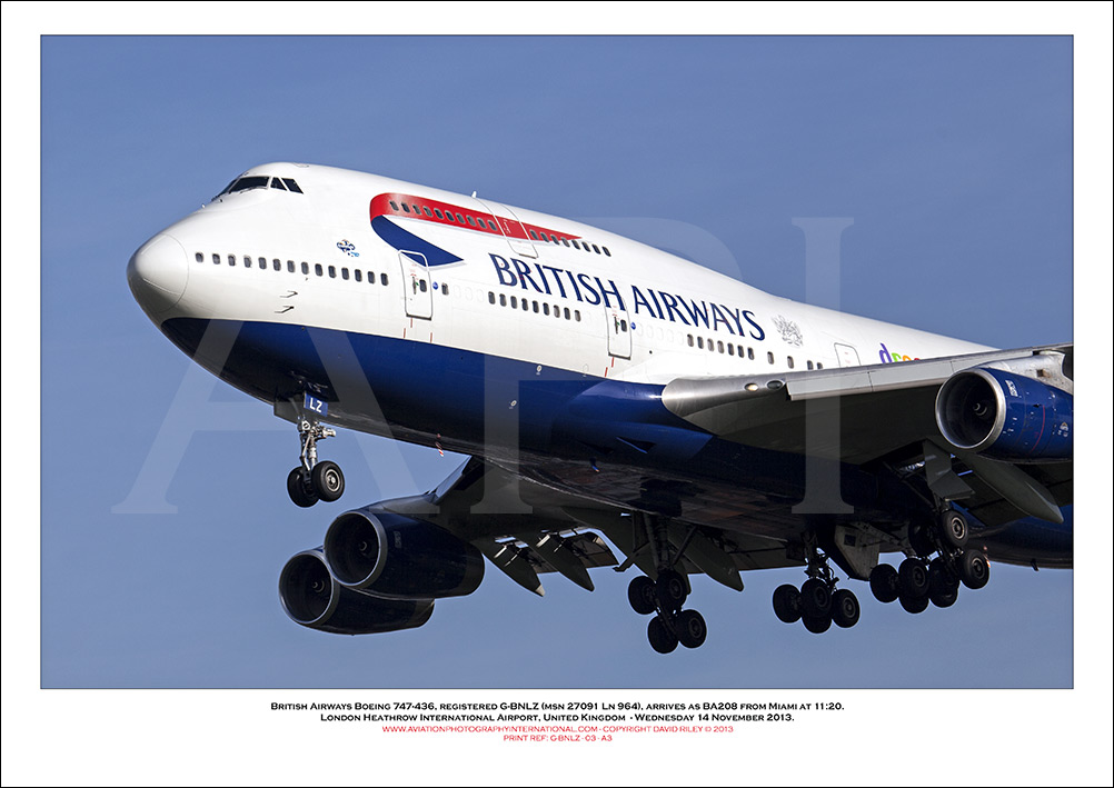 G-BNLZ - British Airways Boeing 747-436 (Msn 27091 ln 964) - 03
