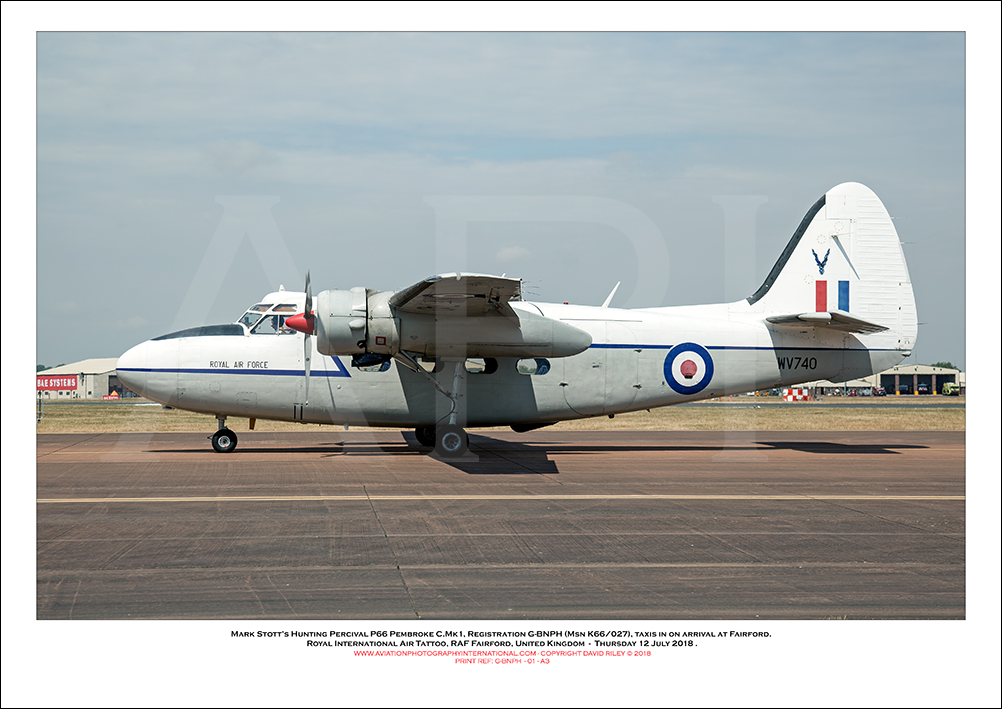 G-BNPH - Mark Stott�s Hunting Percival P66 Pembroke C.Mk1 (Msn K66/027) - 01