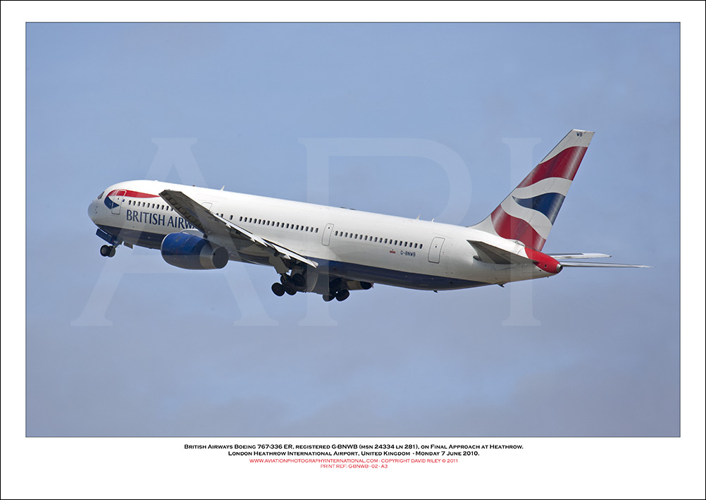 G-BNWB - British Airways Boeing 767-336 ER (Msn 24334 ln 281) - 02