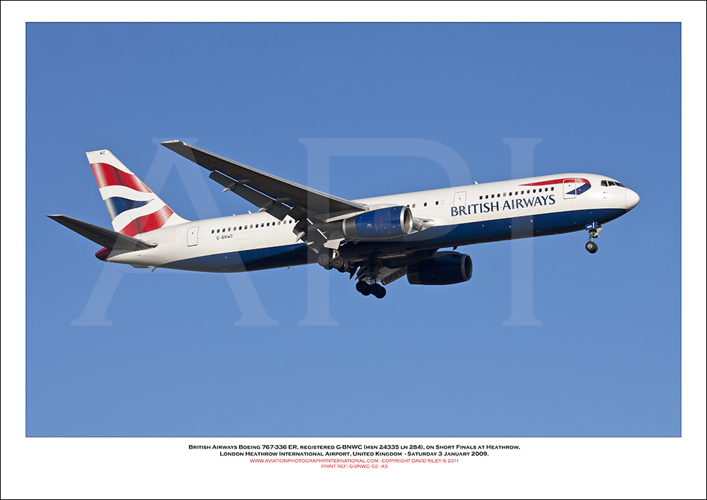 G-BNWC - British Airways Boeing 767-336 ER (Msn 24335 ln 284) - 02
