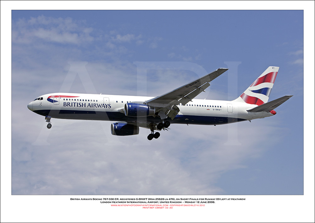 G-BNWT - British Airways Boeing 767-336 ER (Msn 25828 ln 476) - 02