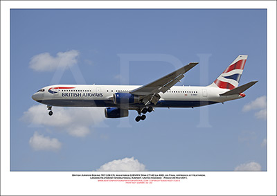 G-BNWV - British Airways Boeing 767-336 ER (Msn 27140 ln 490) - 02