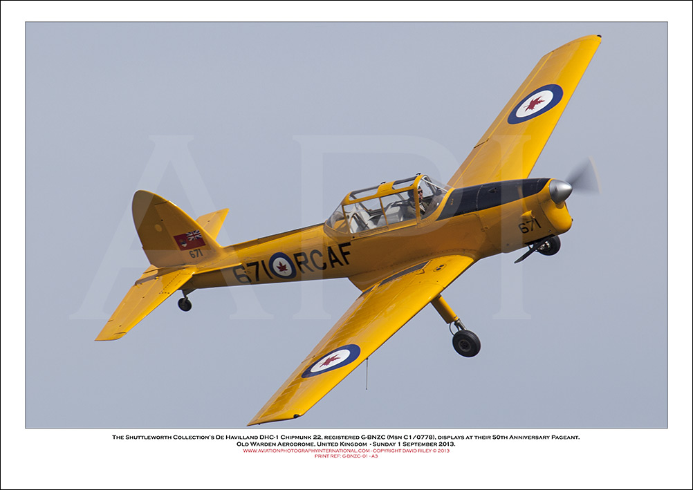 G-BNZC - De Havilland DHC-1 Chipmunk 22 (Msn C1/0778) - 01