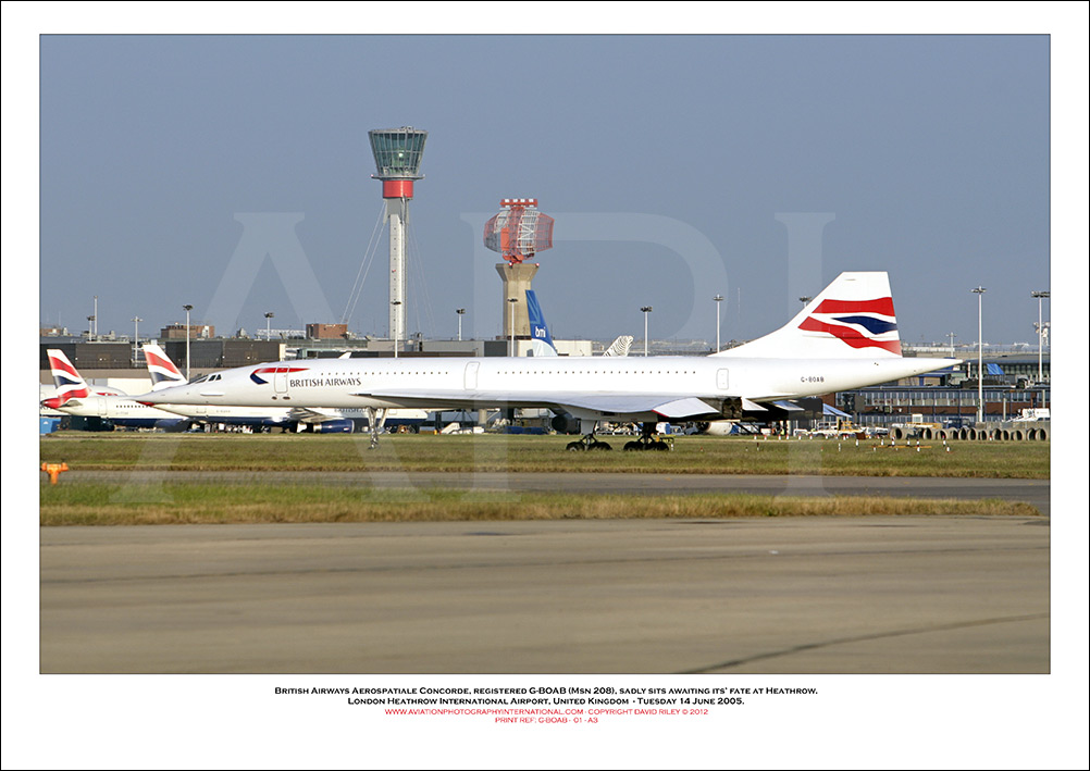 G-BOAB -British Airways Aerospatiale Concorde, (Msn 208) - 01