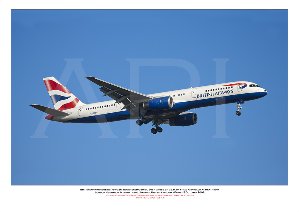 G-BPEC - British Airways Boeing 757-236 (Msn 24882 ln 323) - 02